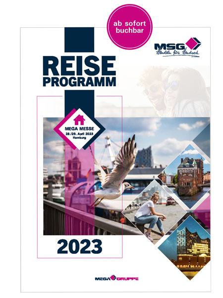Titel MEGA Reiseprogramm 2023
