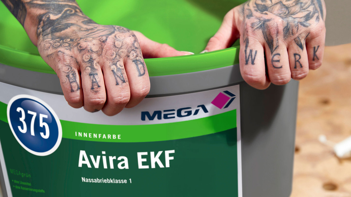 Avira EKF von der MEGA Gruppe. Die Anti-Schimmel-Wandfarbe.