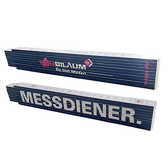 MEGA Holz-Gliedermassstab Im 125 Jahre Jubliäums-Design
