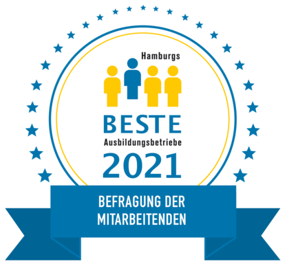 Siegel Hamburgs beste Ausbildungsbetriebe 2021